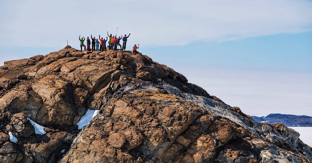 antarctica nanutak mountain summit
