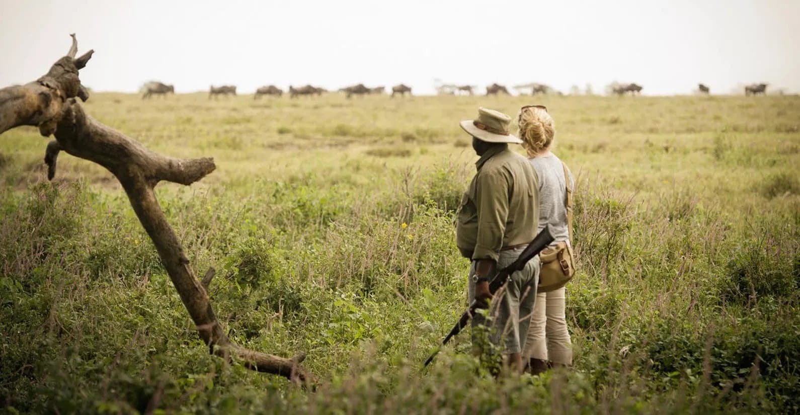 walking safari in tanzania