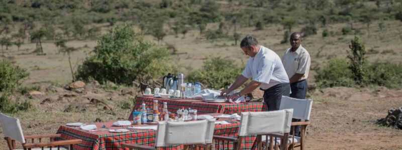 Breakfast at Ol Seki Hemingways Mara - cover