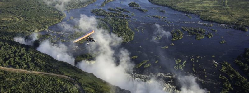 The 30 minute longer flight also explores the Batoka Gorge, the islands and the Mosi-oa-Tunya National Park
