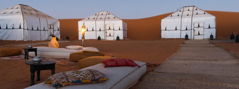 Luxury Desert Camp in Sahara