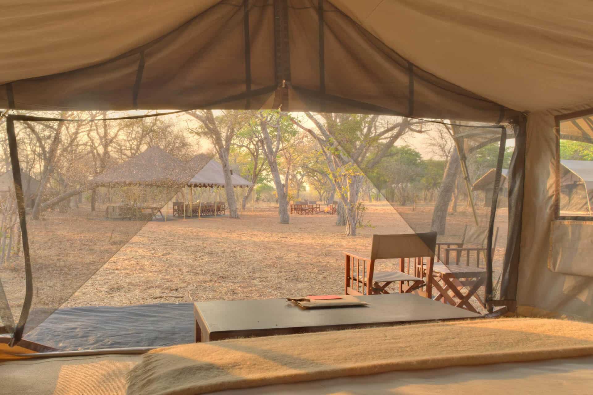Tented suite at Chobe Under Canvas