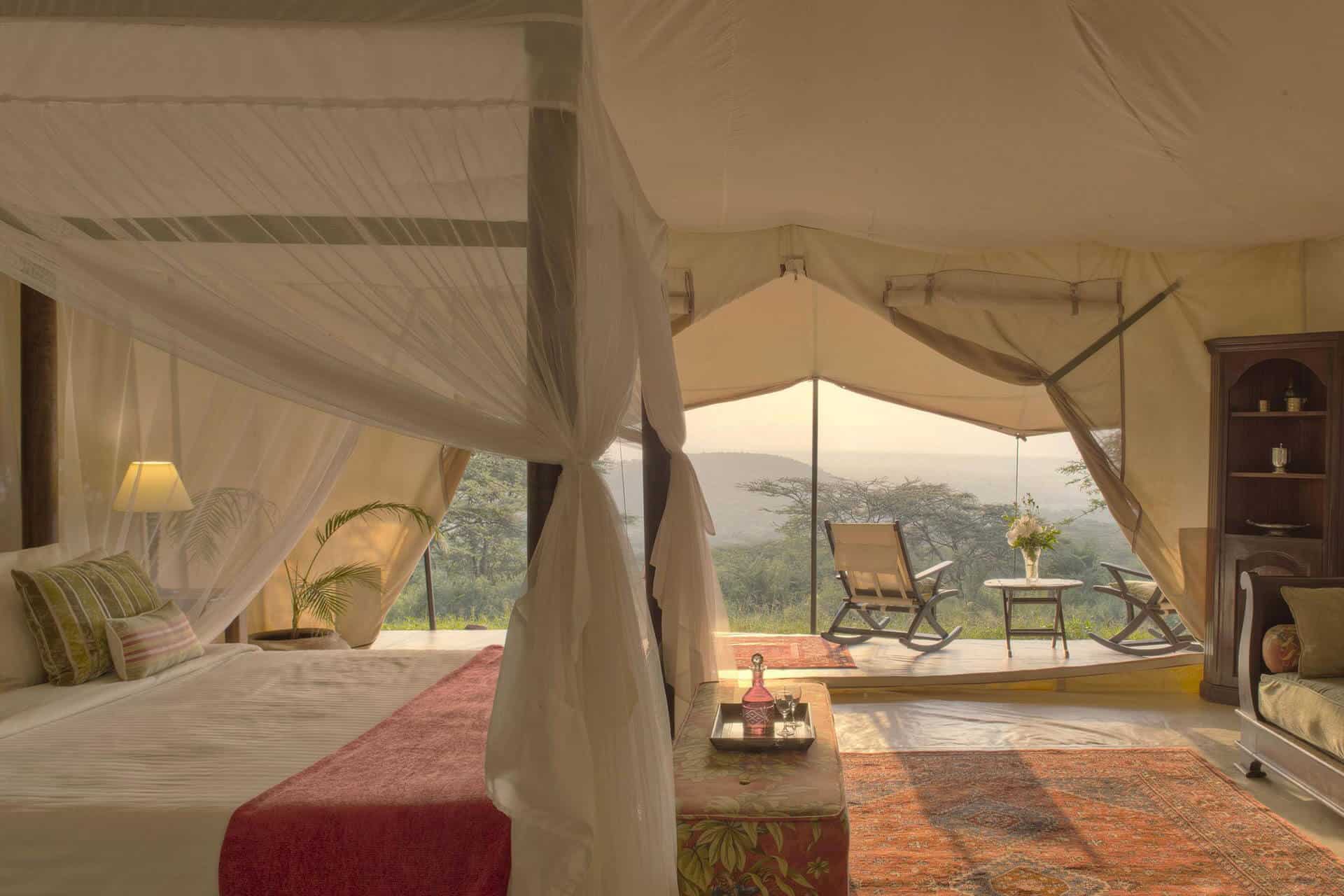 Tented Suite at Cottars 1920's Camp - which is also the featured image for Christmas in East Africa journal