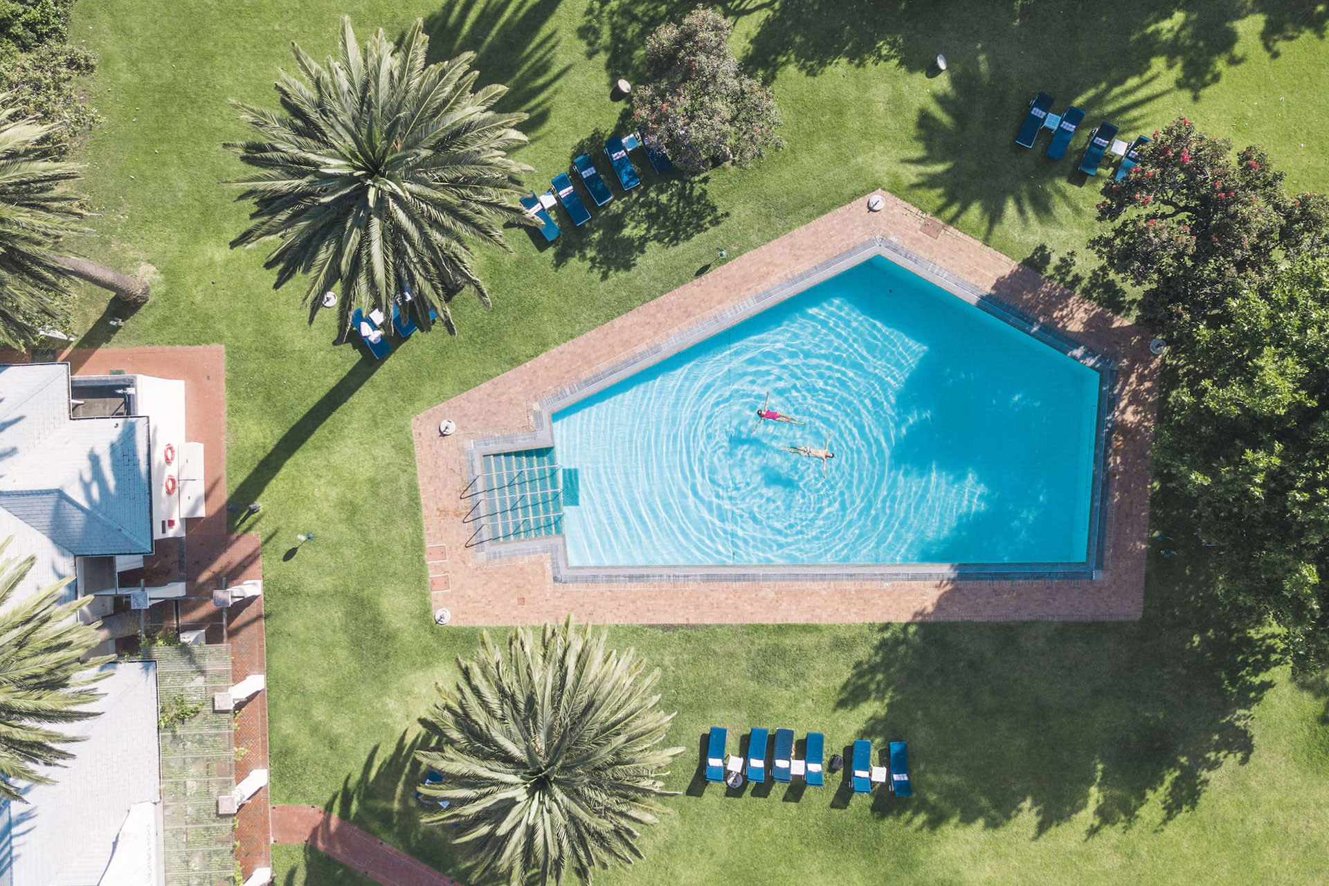 Mount Nelson Pool Aerial View