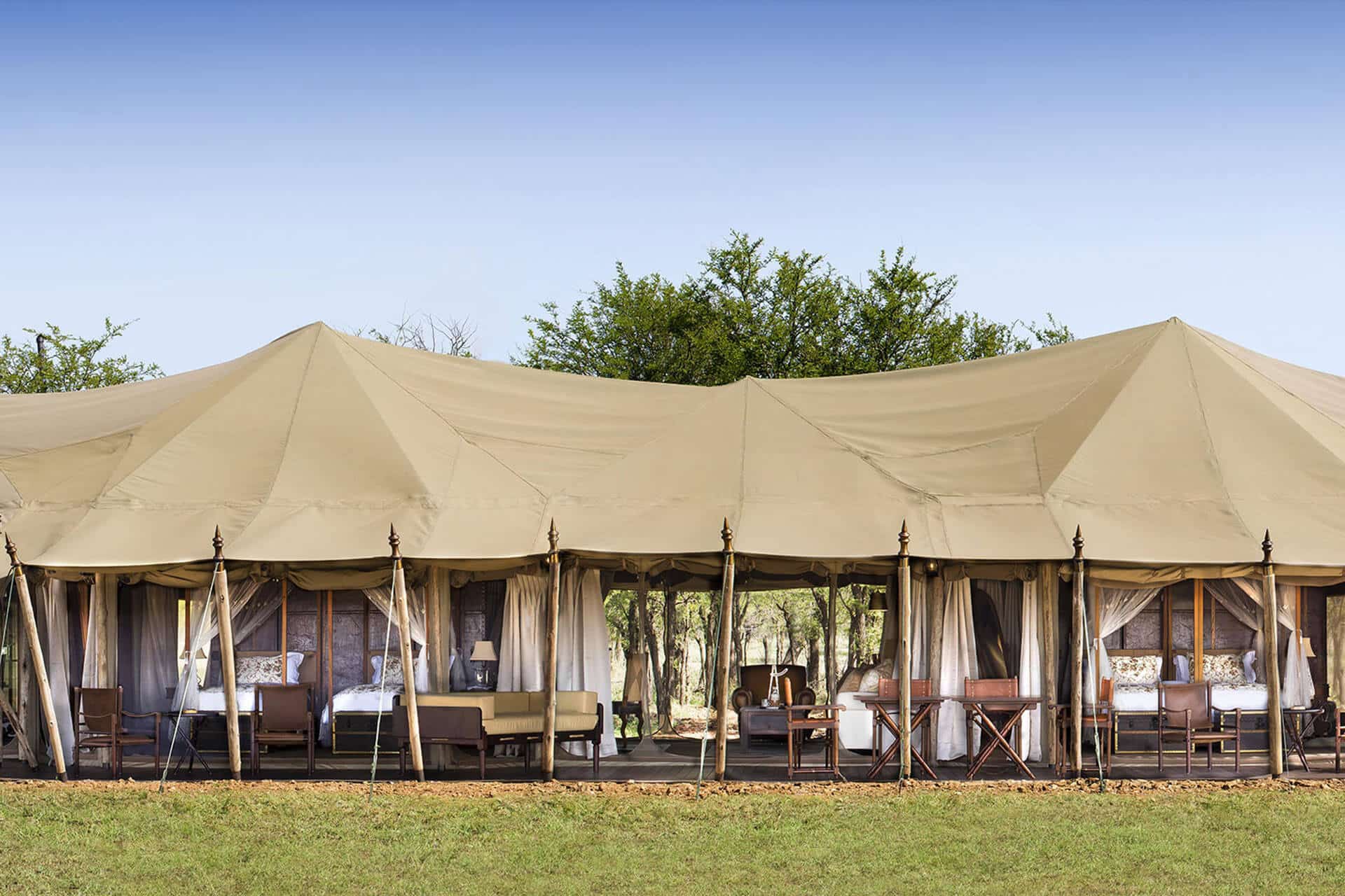 Luxury family tent for quality family time during your Christmas in East Africa safari