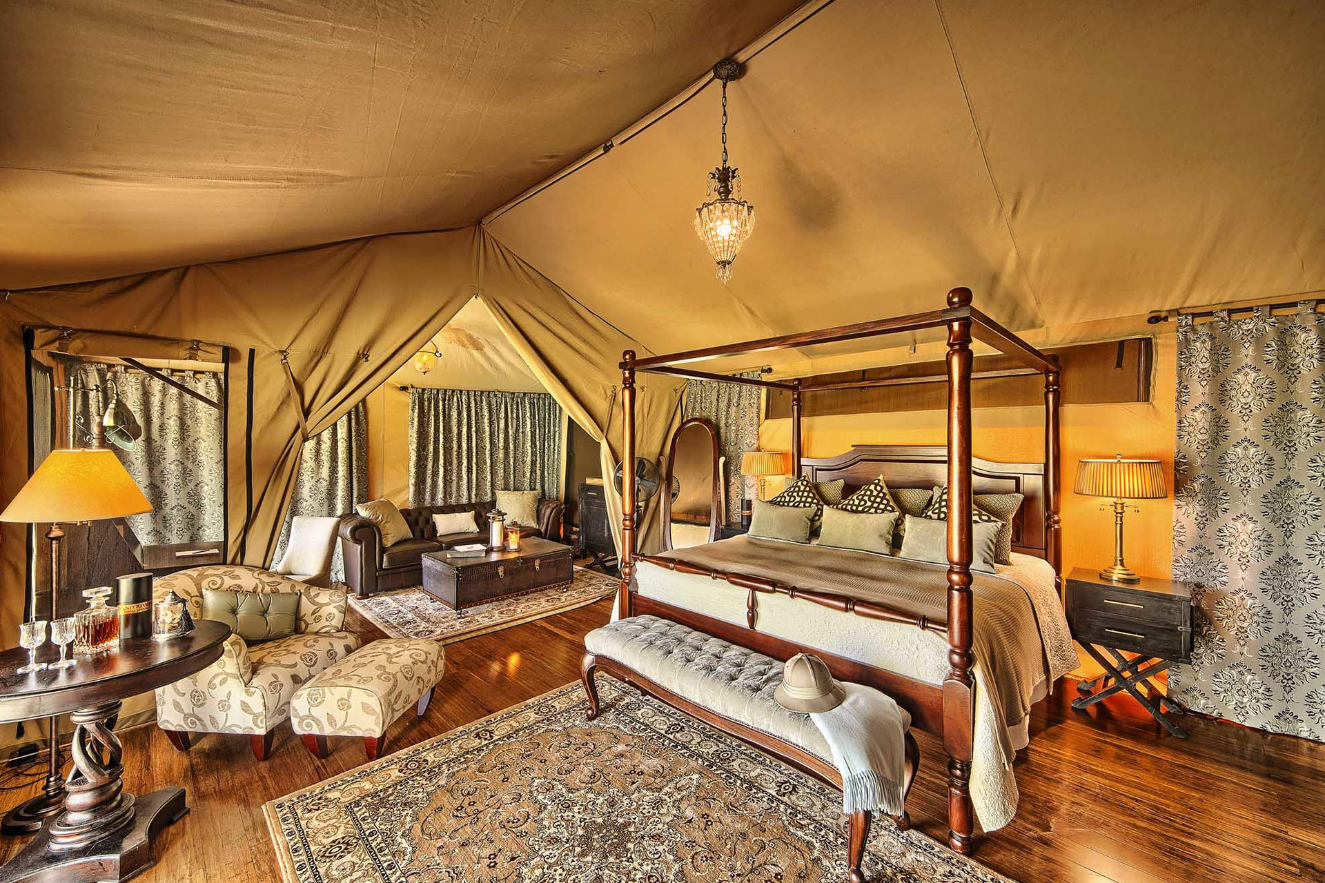 Elewana Sand River Masai Mara Bedroom