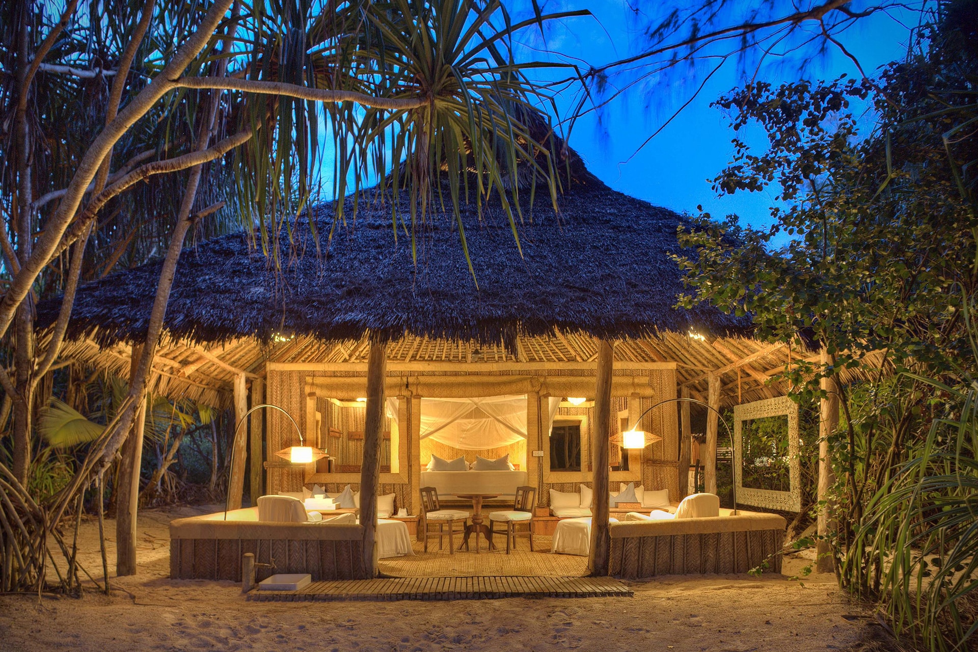 Your accommodation at andBeyond Mnemba Island, one of the private islands in Africa
