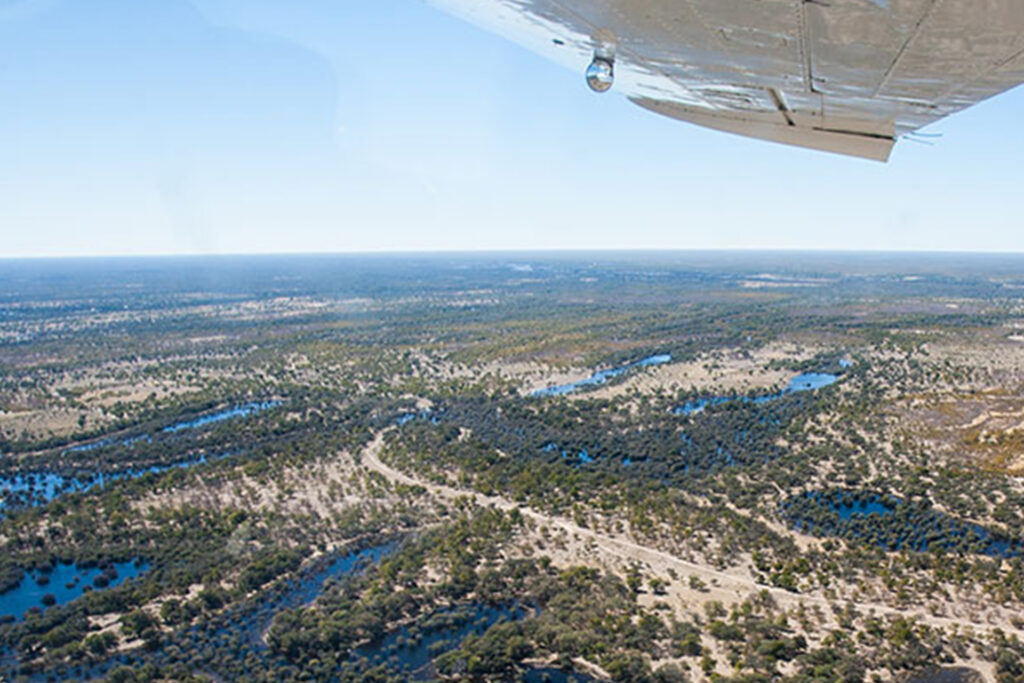 Okavango Delta scenic flight, bucket list