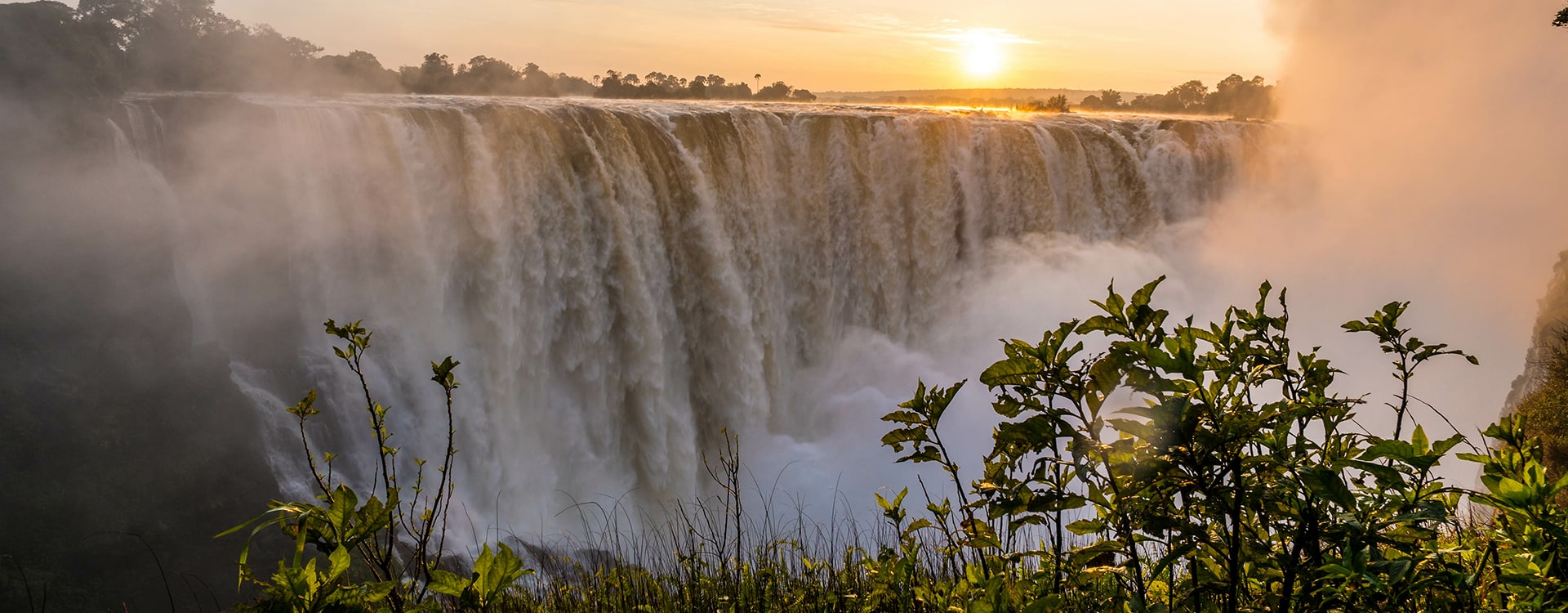 The mighty Victoria Falls