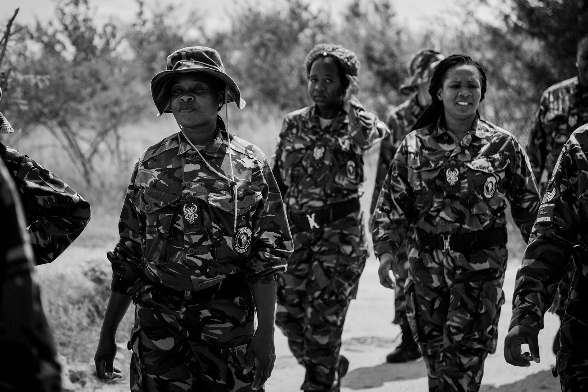 The Black Mamba Anti-Poaching Unit patrolling in the Great Kruger