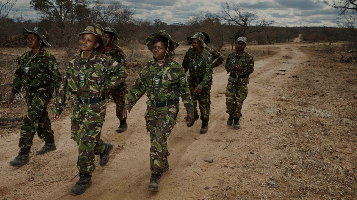 The Black Mamba Anti-Poaching Unit on patrol