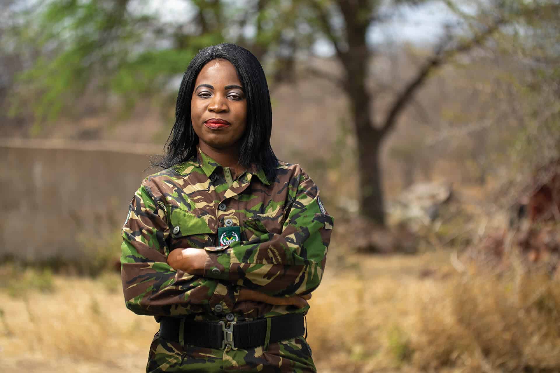 Belinda Mzimba Black Mamba Anti Poaching Unit Sergeant