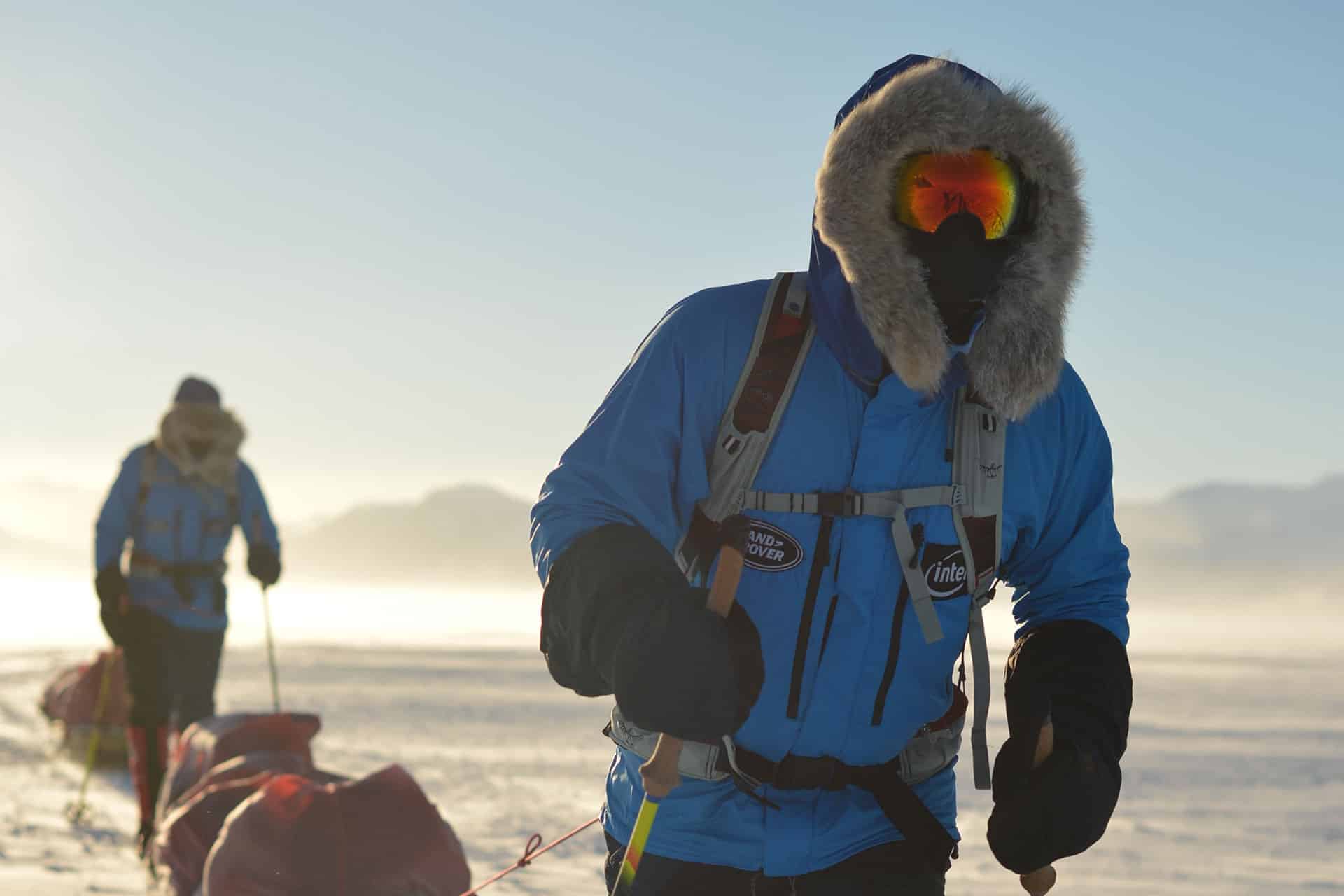 Ben Saunders and Tarka L’Herpiniere on their world record-breaking polar journey to the South Pole and back.