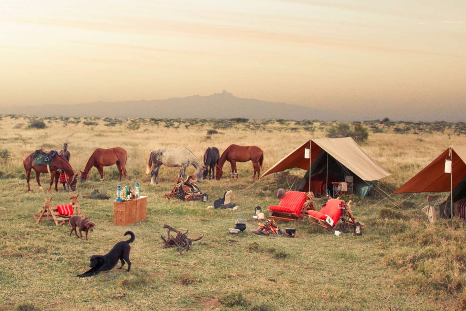 A horseback safari at Ol Malo Nomad Camp in Kenya – an African bucket list experience.