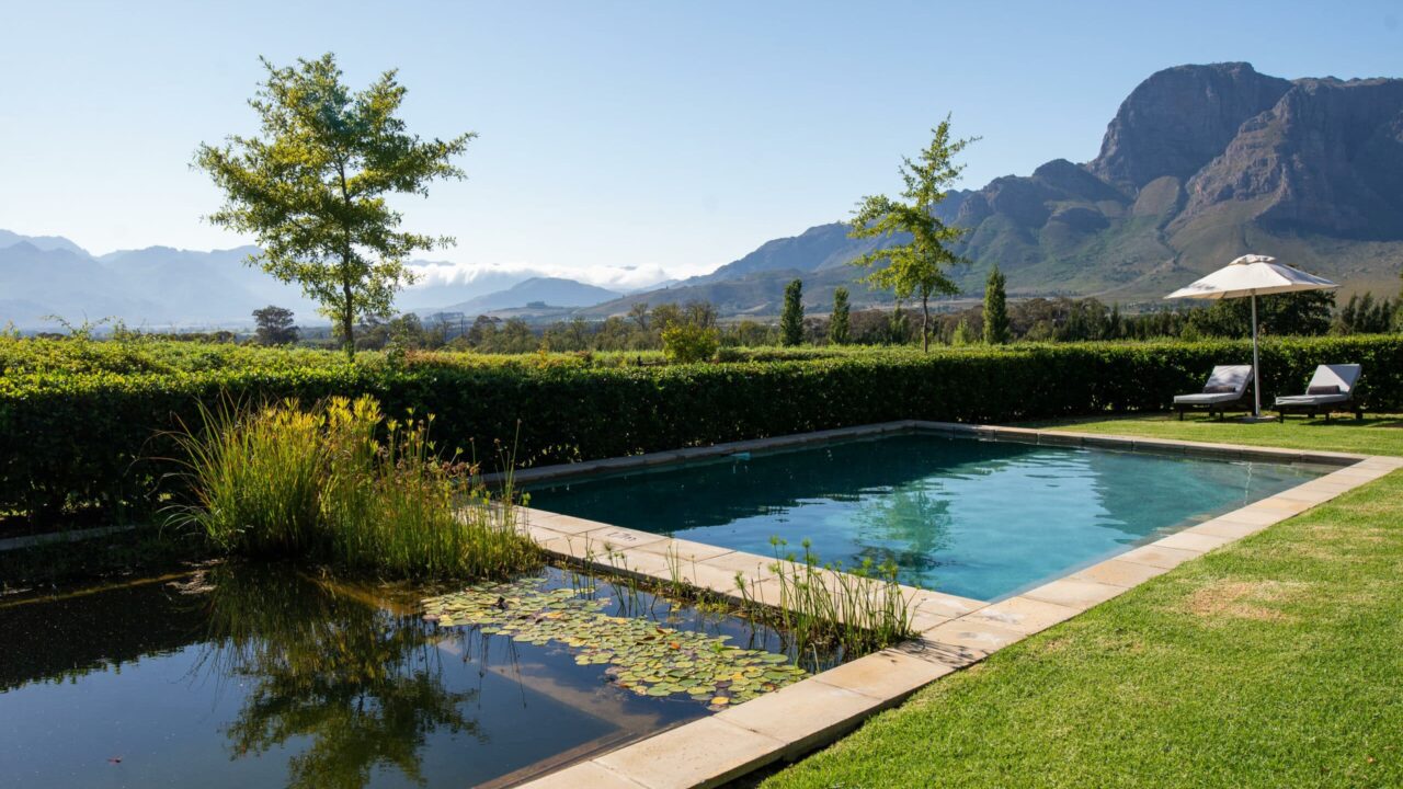 Swimming Pool Cottage at Boschendal
