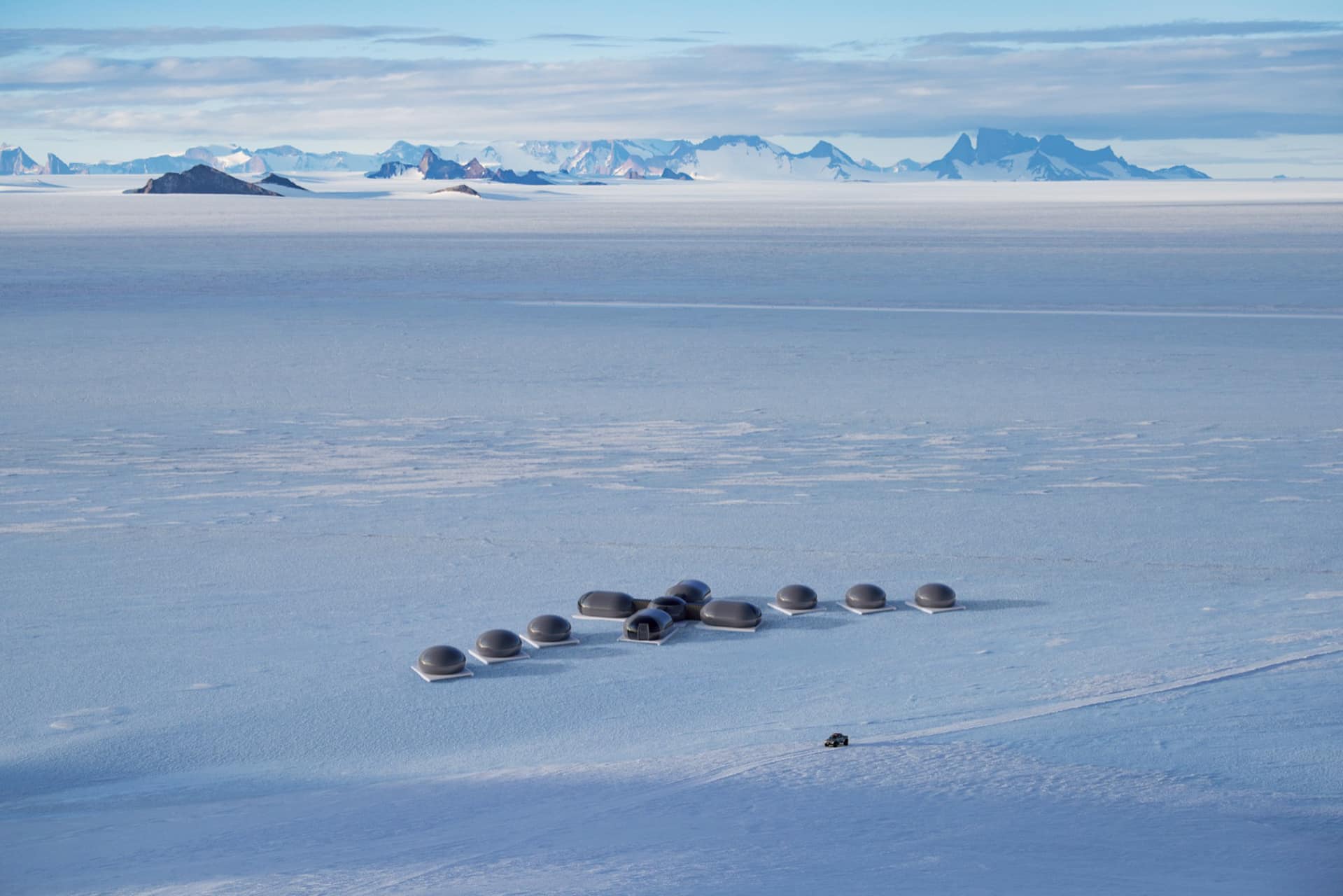 Echo camp in Antarctica.