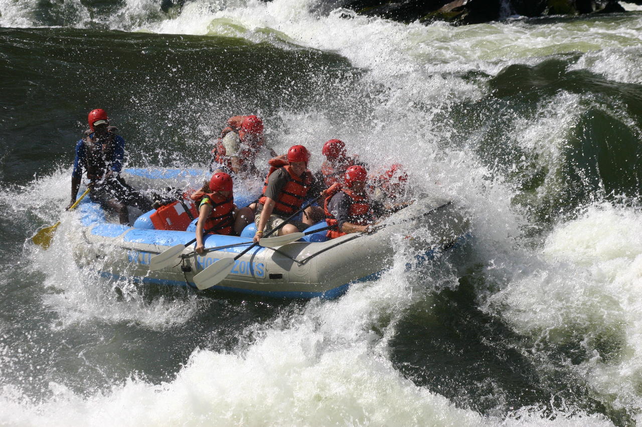 Enjoy the thrill of the Nile’s white water rapids - an awesome activity along the Nile River in Uganda.