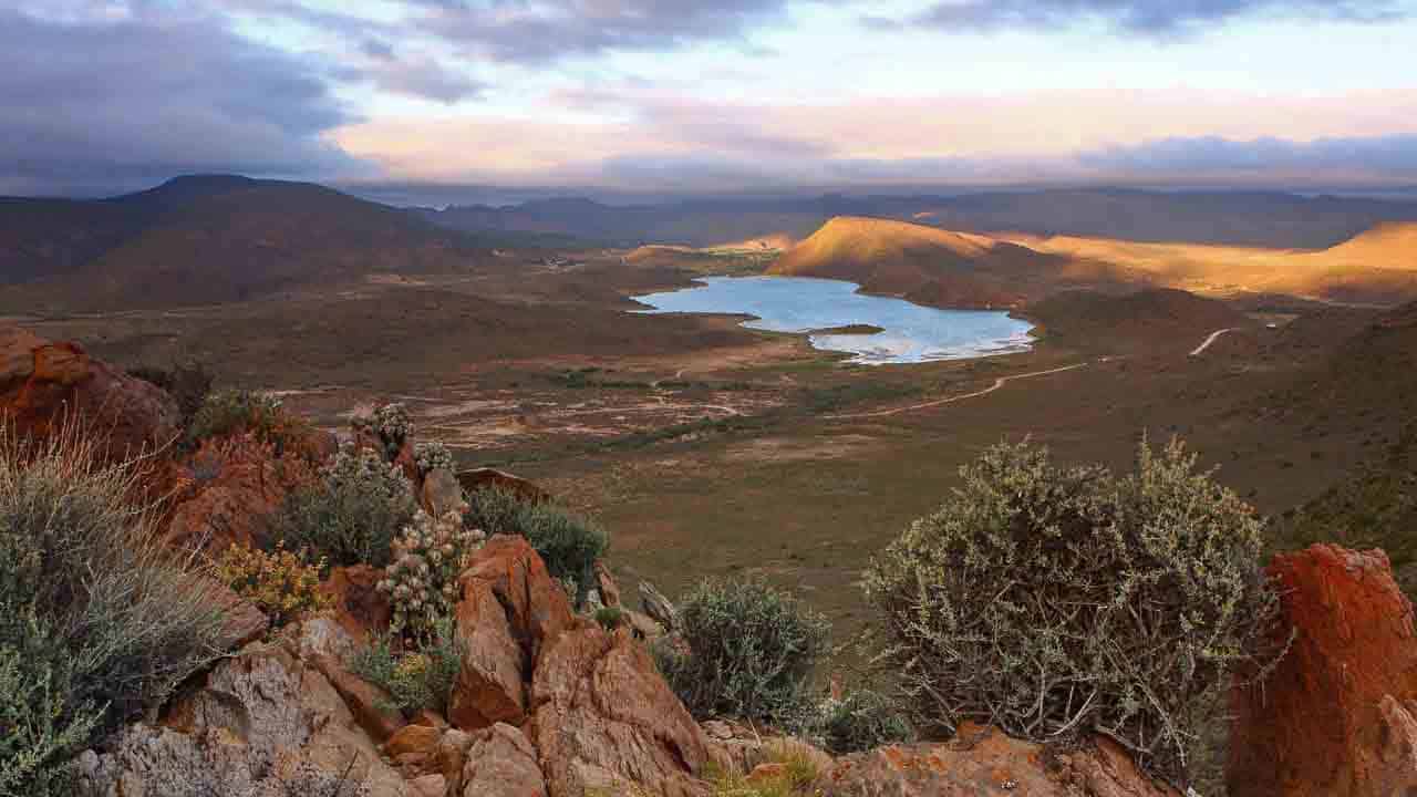 Endless Klein Karoo landscape awaits at Sanbona Wildlife Reserve - an excellent off the beaten track choice for a Southern Africa safari.