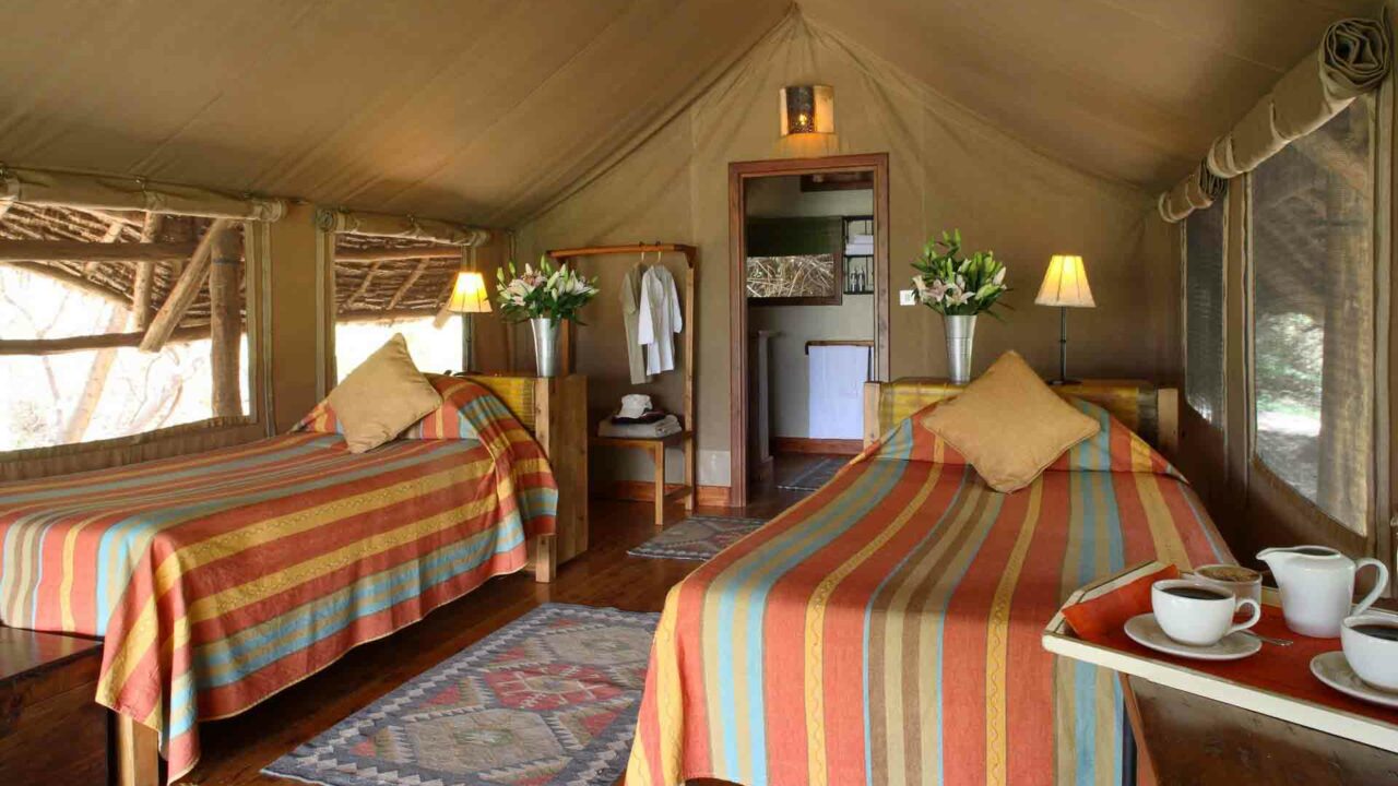 Elephant safari tortilis_camp_-_accommodation_-_twin_tent-4