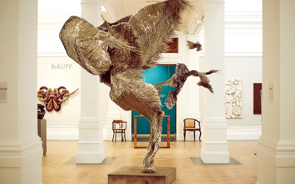 A sculpture at the Iziko South African National Gallery – one of the top art galleries in Cape Town.