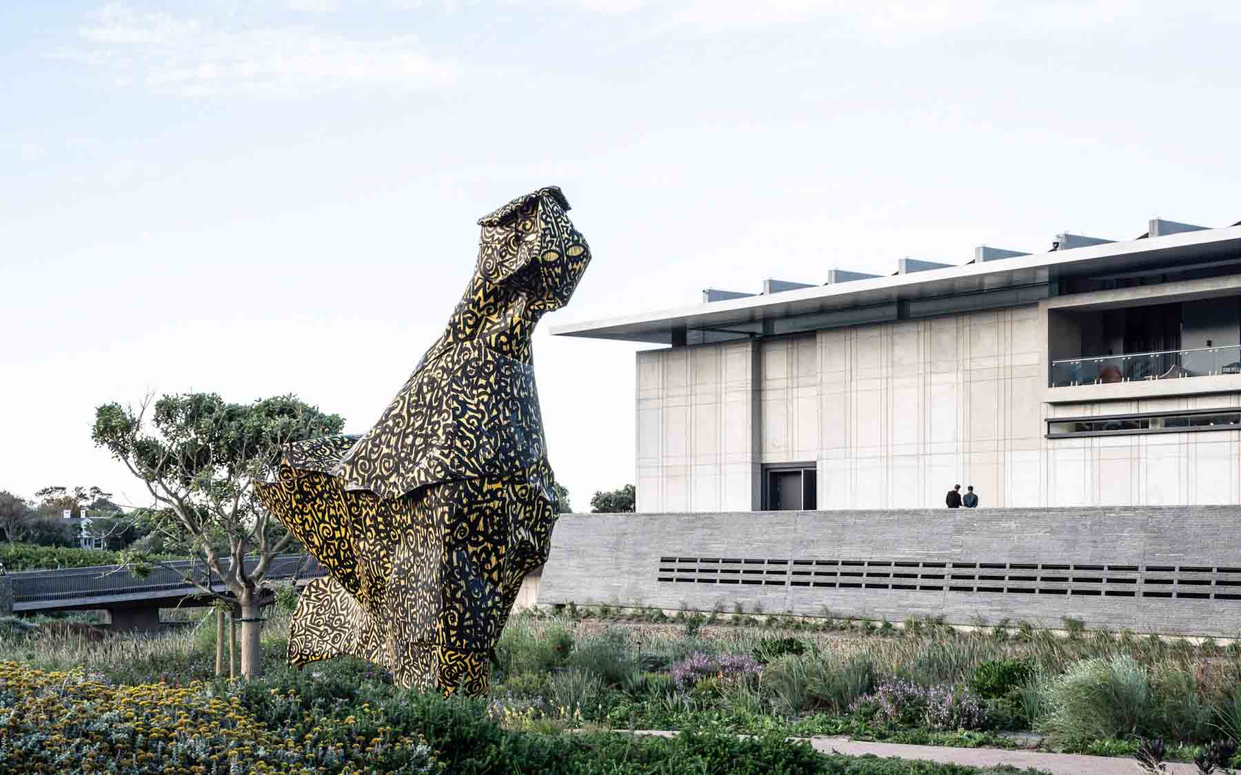 A sculpture in the Norval Foundation Sculpture Garden – one of the top art galleries in Cape Town.