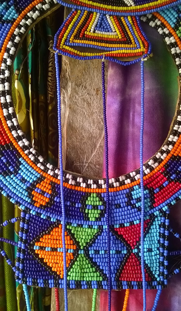 Beaded jewelry made by local African artisans for the responsible traveler to purchase.