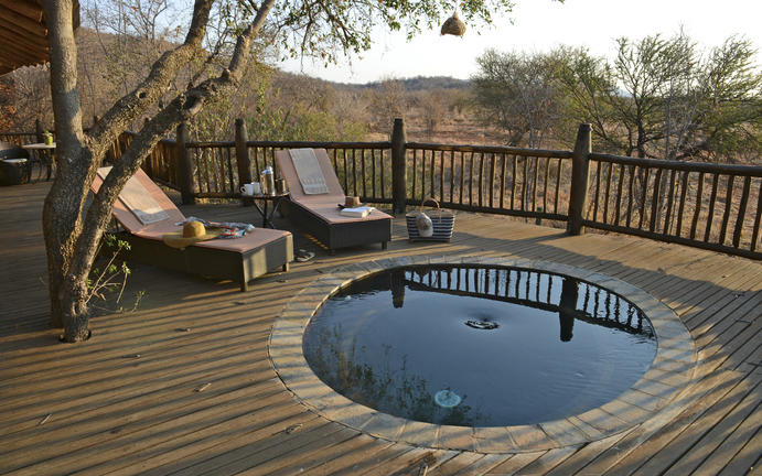 Etali Safari Lodge at Madikwe Game Reserve with a heated jacuzzi - malaria free safari South Africa