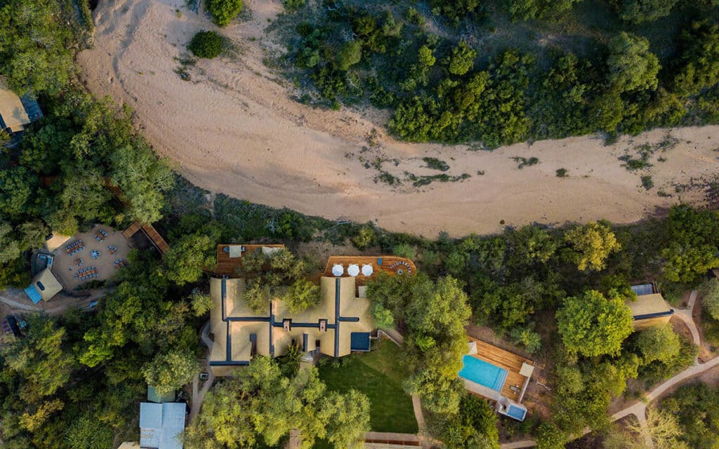 Kamara House on a dry river bed on a private safari in South Africa with Ker & Downey Africa