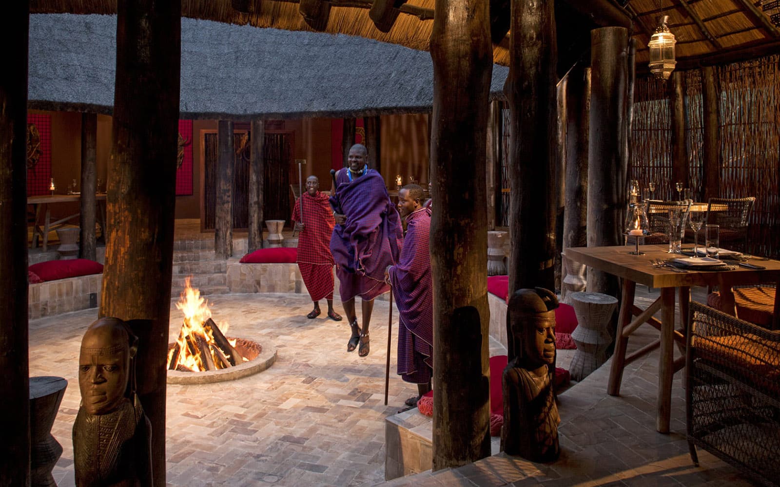Maasai at Four Seasons Serenegti with Ker & Downey Africa