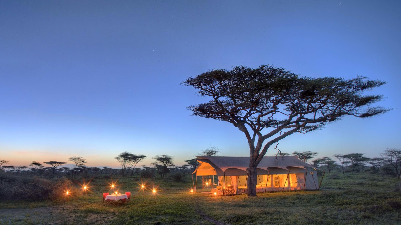 Tent at andbeyond Serengeti under Canvas