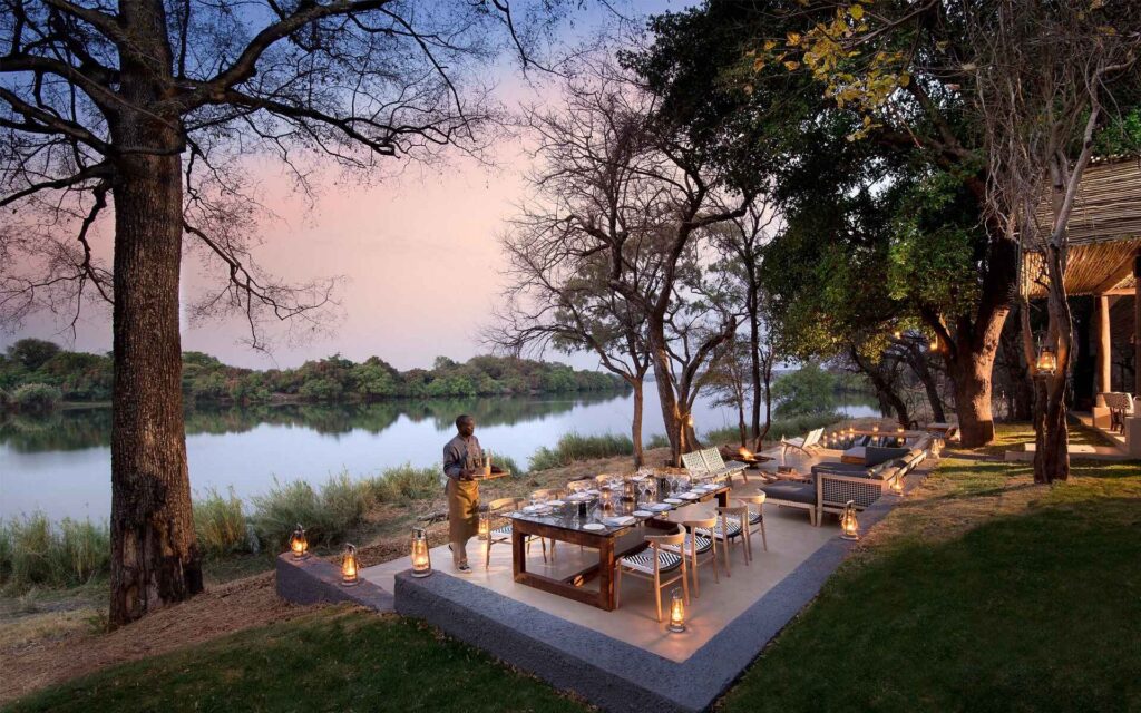 Matetsi River Lodge is located on a 50,000-hectare private reserve on the Zimbabwean side of the mighty Victoria Falls.