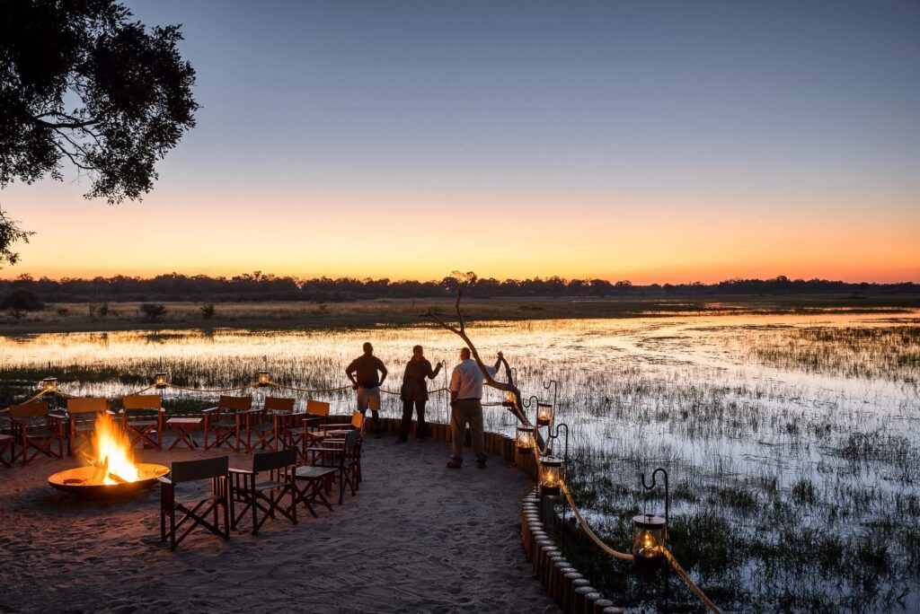 The award-winning Sanctuary Chief’s Camp is a sophisticated safari retreat located on the famous Chief’s Island, Okavango Delta.