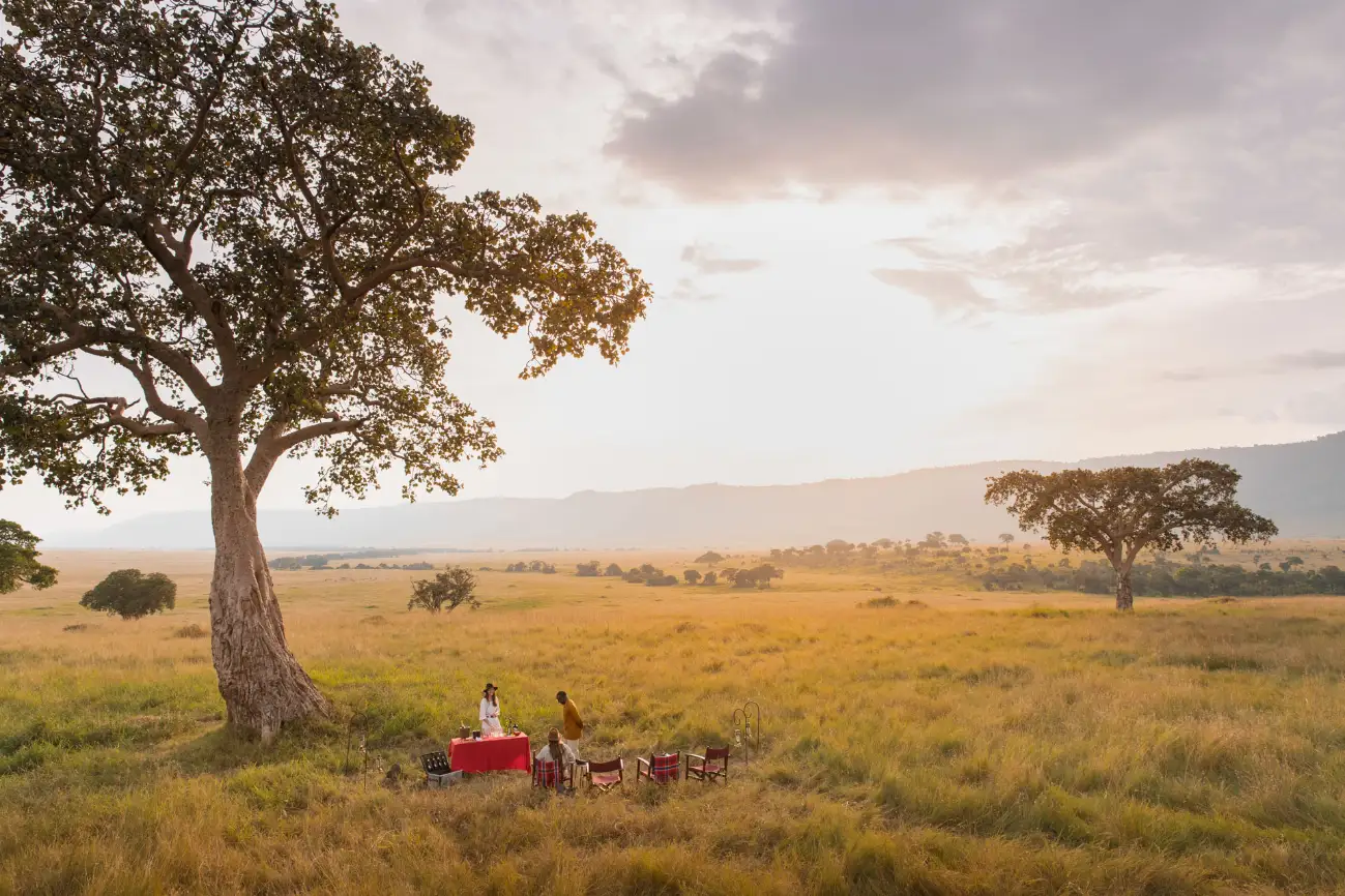 Angama Safari Camp - Sundowner Experience photographed by Teagan Cunniffe