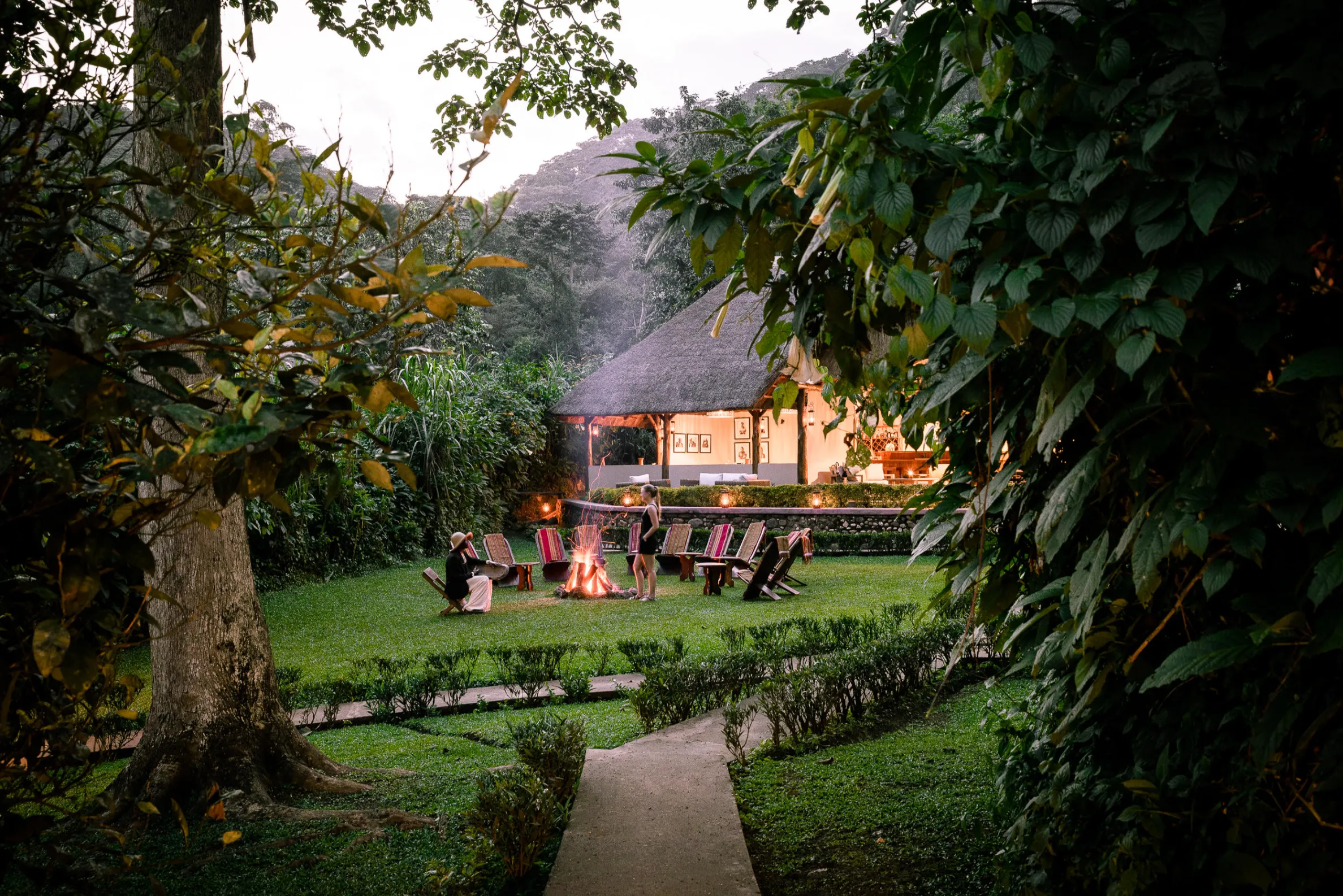 Sanctuary Gorilla Forest Camp Fire pit