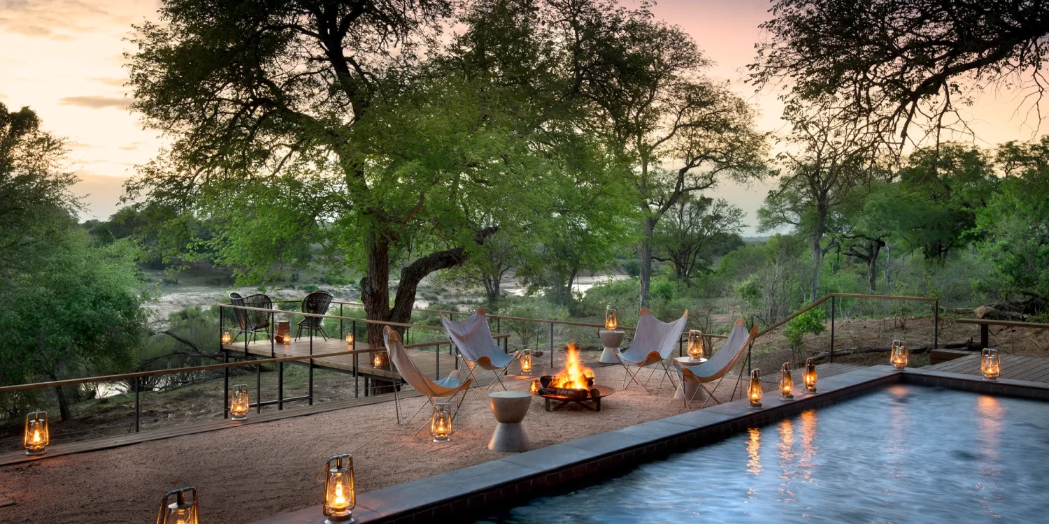 Luxury African Safari Cost - Exclusive Wilderness Lodge with Pool and Firepit