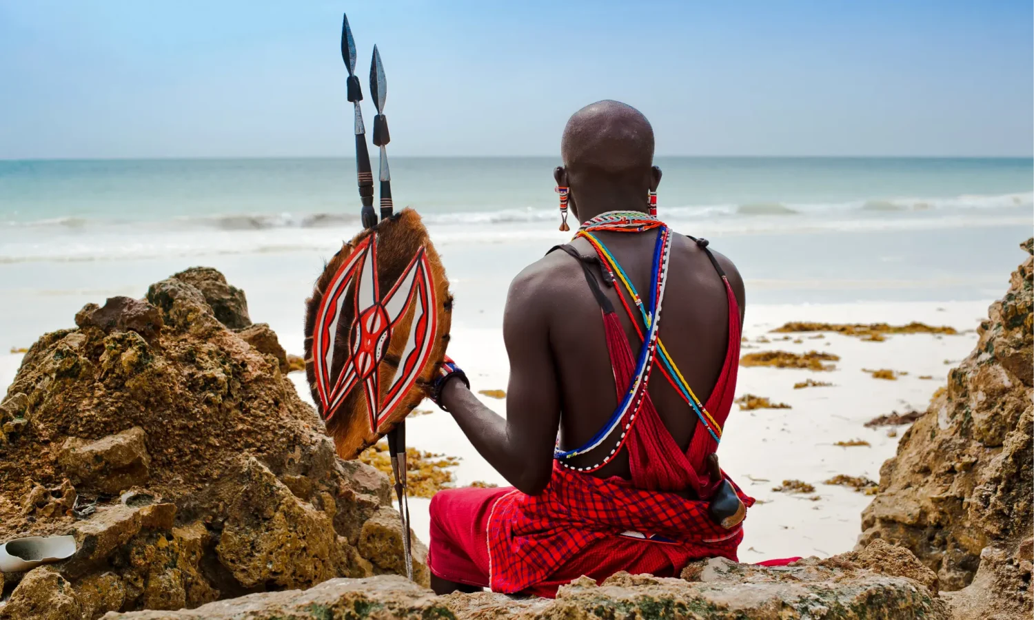 Zanzibar Maasai on Beach