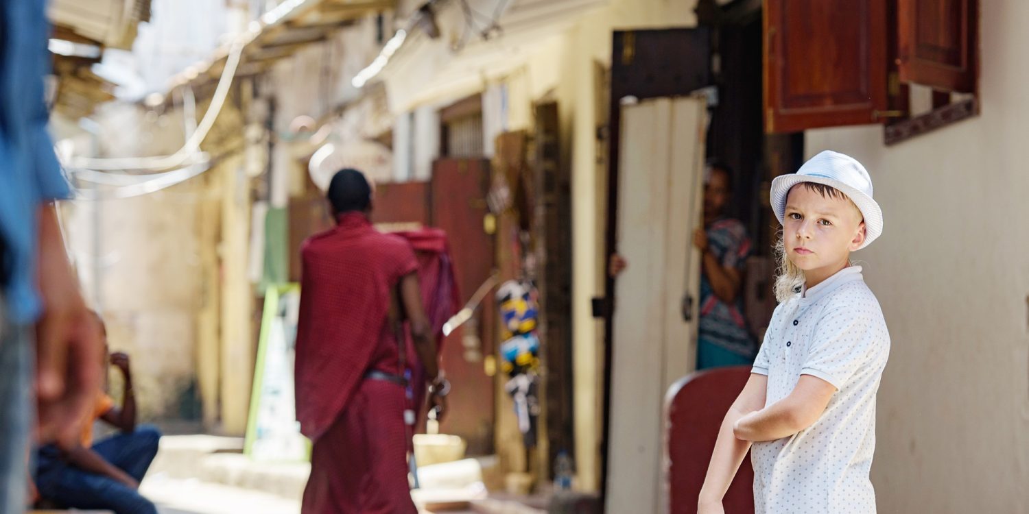Old town Stone town on Zanzibar island